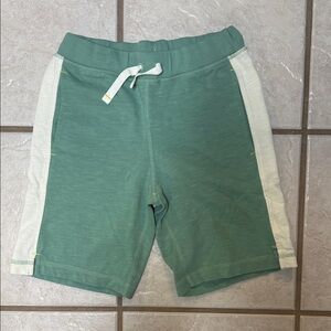 Green and cream casual boy shorts